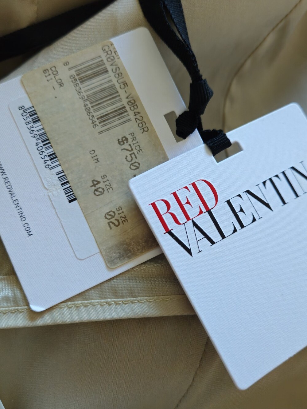 RED valentino LINEN JUMPER